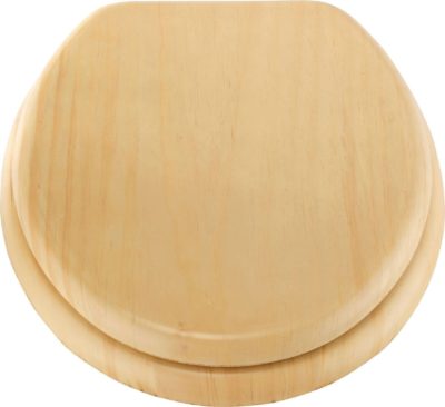 HOME - Wood Effect - Toilet Seat - Natural Pine